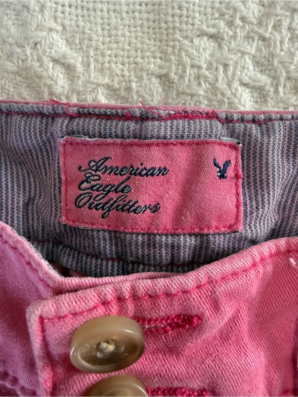 Y2K Low-rise American Eagle Pink Shorts (6) - Picture 2 of 6